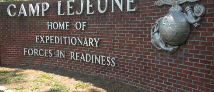 Camp Lejeune Welcome Sign